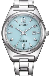 Citizen Eco-Drive EW2601-81M 29mm Titanium Blue