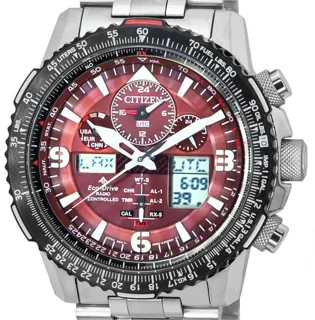 Citizen Promaster Sky JY8086-89X 47mm Stainless steel Red