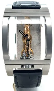 Corum Mr. Golden Bridge 113.700.04/0002 Titanium Skeletonized