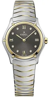 Ebel Sport Classic 1216419A 29mm Yellow gold and Stainless steel Gray