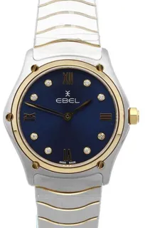 Ebel Sport Classic 1216446A 29mm Yellow gold and Stainless steel Blue