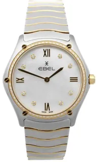 Ebel Sport Classic 1216512A 33mm Yellow gold and Stainless steel White