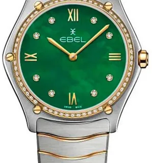 Ebel Sport Classic 1216546 33mm Yellow gold and Stainless steel Green