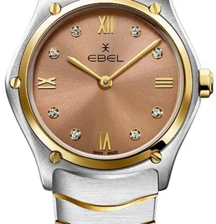 Ebel Sport Classic 1216556 29mm Yellow gold and Stainless steel Brown