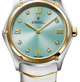 Ebel Sport Classic 1216557 29mm Yellow gold and Stainless steel Blue