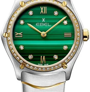 Ebel Sport Classic 1216561 29mm Yellow gold and Stainless steel Green