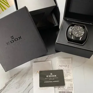 Edox Chronorally 10302 45mm Stainless steel Black