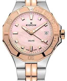 Edox 53020-357RM-ROR 38mm Stainless steel White