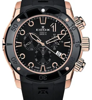 Edox 10242-TINR-NIR 45mm Stainless steel Black