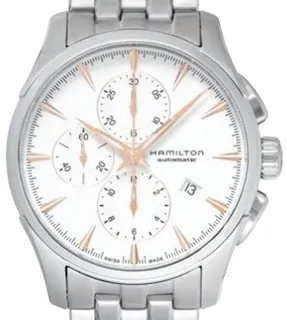 Hamilton Jazzmaster Auto Chrono H32586111 42mm Stainless steel White