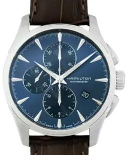 Hamilton Jazzmaster Auto Chrono H32586541 42mm Stainless steel Blue