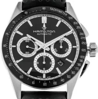 Hamilton Jazzmaster H36606730 42mm Stainless steel Black