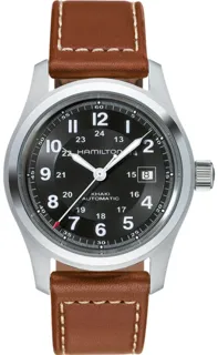 Hamilton Khaki Field H70555533 42mm Stainless steel Black