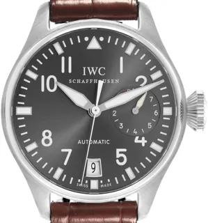 IWC Big Pilot IW500402 46.2mm White gold Dark gray