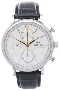 IWC Portofino Chronograph IW391031 42mm Stainless steel Silver