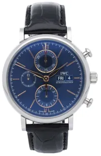 IWC Portofino IW391036 Stainless steel Blue