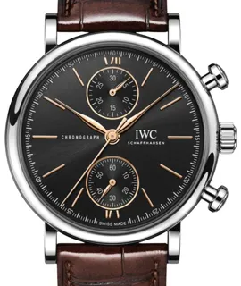 IWC Portofino IW391404 39mm Stainless steel Black