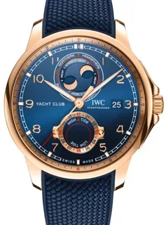 IWC Portugieser IW344001 Yellow gold Blue