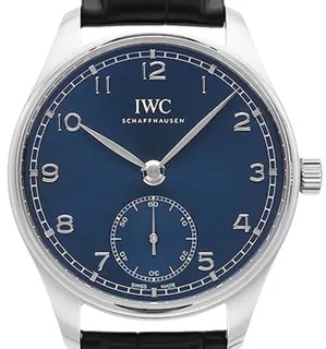 IWC Portugieser IW358305 40.5mm Stainless steel Blue