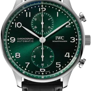 IWC Portugieser IW371615 Stainless steel Green