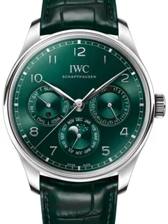 IWC Portuguese Perpetual Calendar IW3442-07 Green