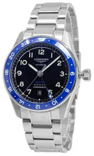 Longines Spirit L38124596 42mm Stainless steel Black