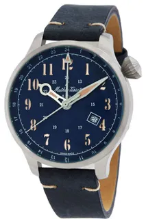 Mathey-Tissot GMT 293 H123AN 44mm Stainless steel Blue