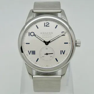 NOMOS Club Campus 168 39.5mm Stainless steel Silver