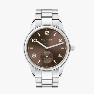 NOMOS Club Neomatik 759 39.5mm Stainless steel Brown