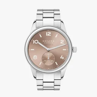 NOMOS Club Neomatik 761 39.5mm Stainless steel Brown