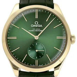 Omega De Ville 435.53.40.21.10.001 40mm Yellow gold Green