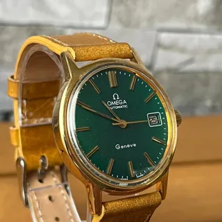 Omega Genève 166.0163 35mm Stainless steel Green