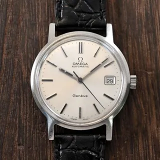 Omega Genève 166.0163 35mm Stainless steel Silver