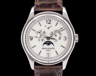 Patek Philippe Annual Calendar 5146G-001 39mm White gold Beige