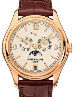 Patek Philippe Annual Calendar 5146R-001 39mm Rose gold Beige