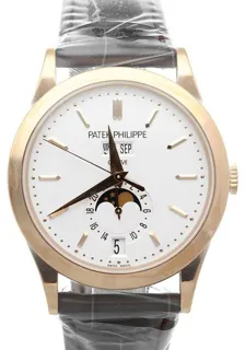 Patek Philippe Annual Calendar 5396R-011 38.5mm Rose gold Silver