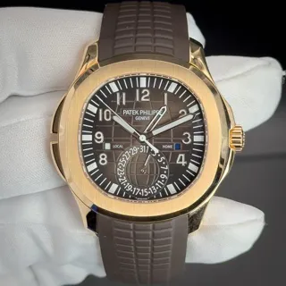 Patek Philippe Aquanaut 5164R-001 40.8mm Rose gold Brown