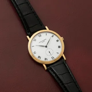 Patek Philippe Calatrava 3919J Yellow gold White