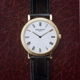 Patek Philippe Calatrava 5120J-001 35mm Yellow gold White