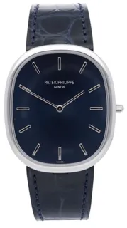 Patek Philippe Ellipse 5738P-001 34.5mm Platinum Blue