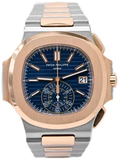 Patek Philippe Nautilus 5980/1AR 40.5mm Rose gold Blue