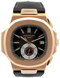 Patek Philippe Nautilus 5980R-001 40.5mm Rose gold Brown