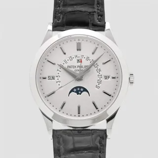 Patek Philippe Perpetual Calendar 5496P-001 39.5mm Platinum Silver