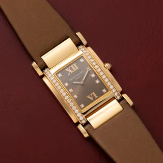 Patek Philippe Twenty~4 4920R-001 25mm Rose gold Brown