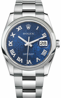 Rolex Datejust 116200 Stainless steel Blue Anniversary Roman