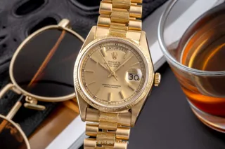 Rolex Day-Date 18078 18k yellow gold golden