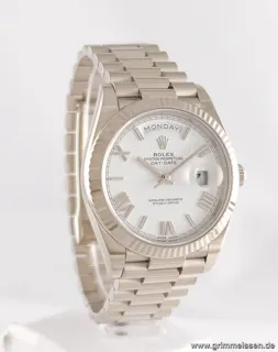 Rolex Day-Date 40 228239 40mm White gold White