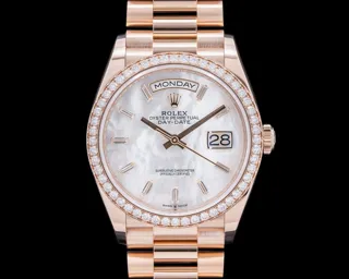 Rolex Day-Date "President" 128345RBR 36mm Rose gold White