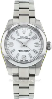 Rolex Oyster Perpetual 176200-0011 26mm Stainless steel White