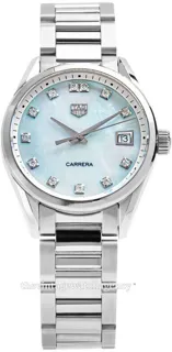 TAG Heuer Carrera Lady WBK1318.BA0652 36mm Stainless steel White